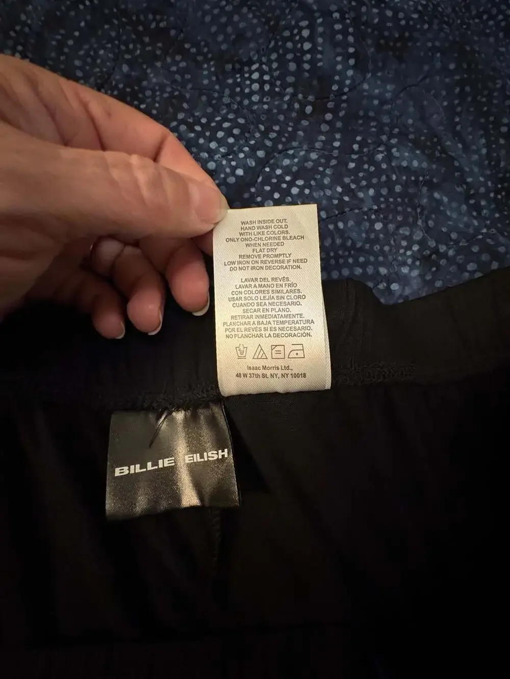 Billie Eilish Black Lounge Shorts